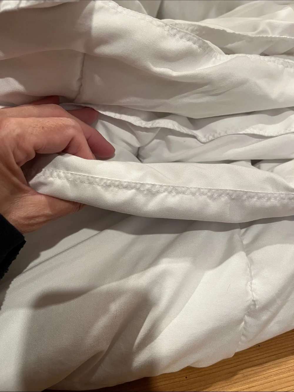 POTTERY BARN *Full* White Down Alternative Quilted Duvet Insert Plush